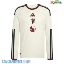 Camisa de time de futebol Manchester United Replicas 3º Equipamento 2026-27 Manga Comprida